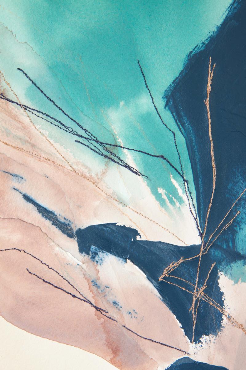 "Wildflower Within" Abstract Painting 30" X 24" picture