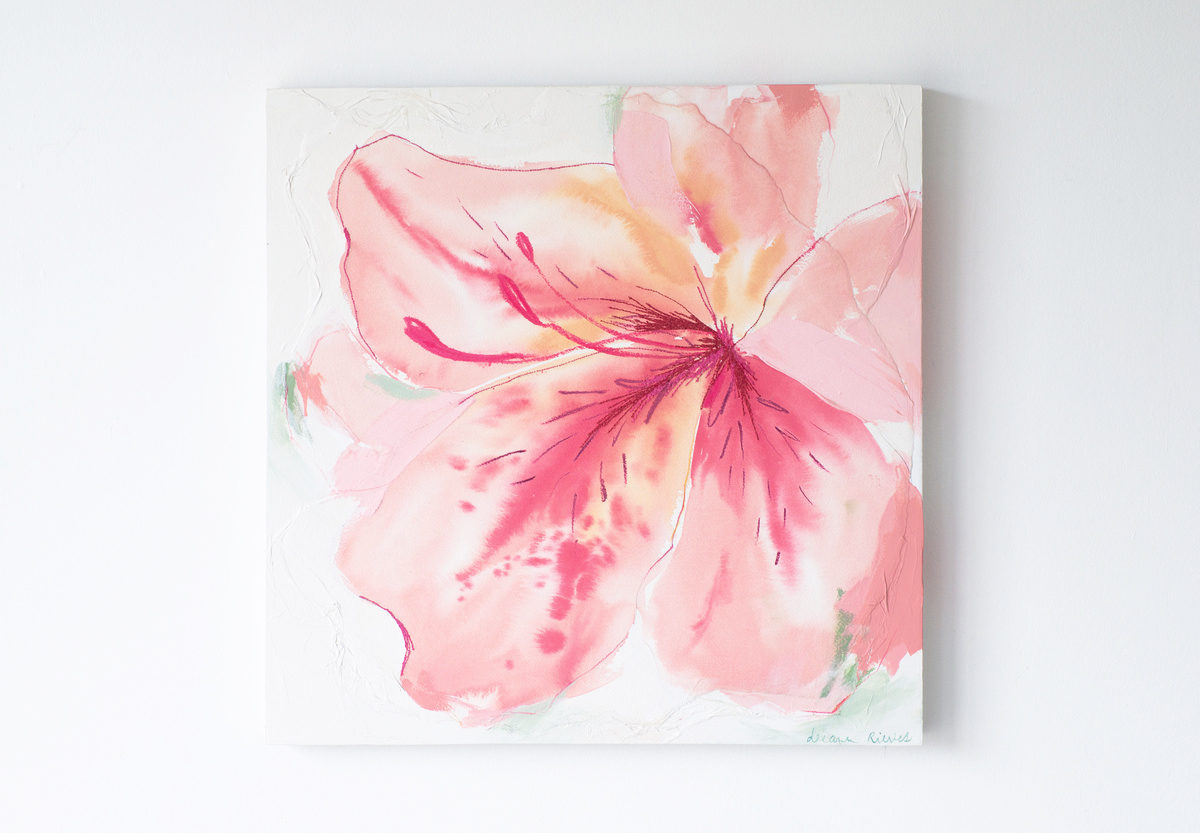 Azalea Painting 18" X 18" picture