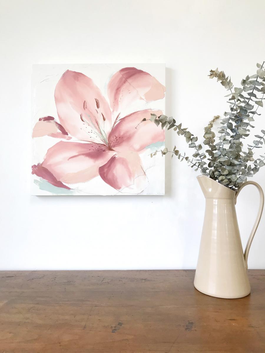 Lily Painting 18" X 18" picture