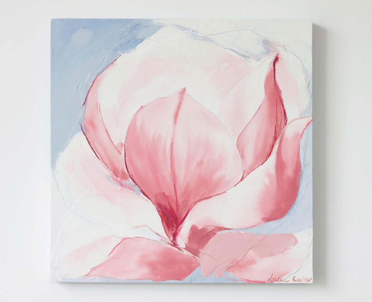 Tulip Magnolia Painting 18" X 18" picture