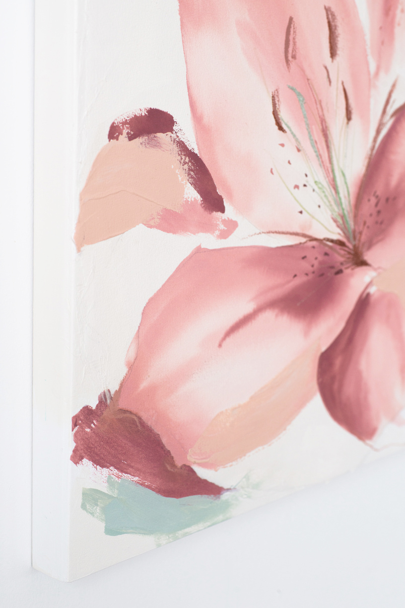 Lily Painting 18" X 18" picture