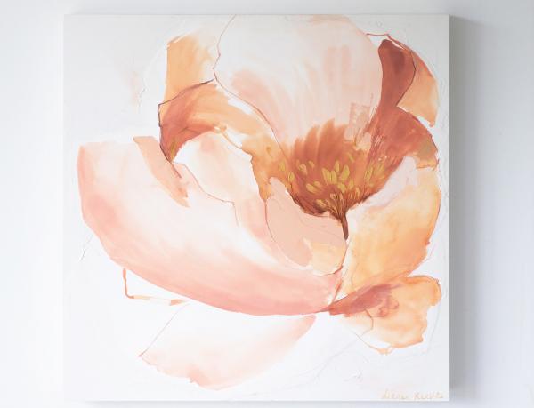 Abstract Peony Painting 30" X 30" picture