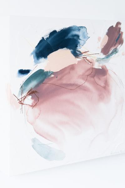 "Gentle Rising" Abstract Painting 18" X 18" picture