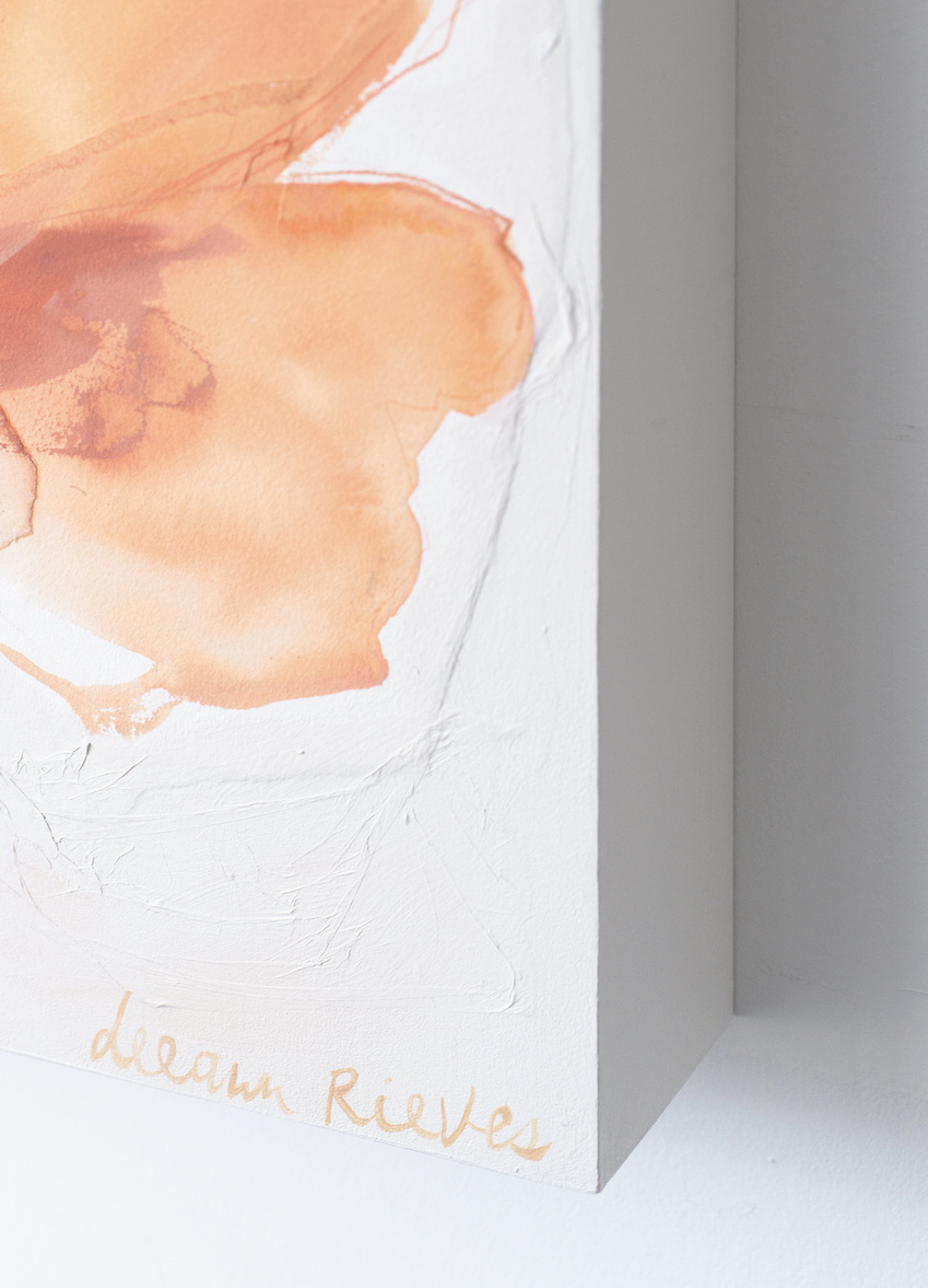 Abstract Peony Painting 30" X 30" picture