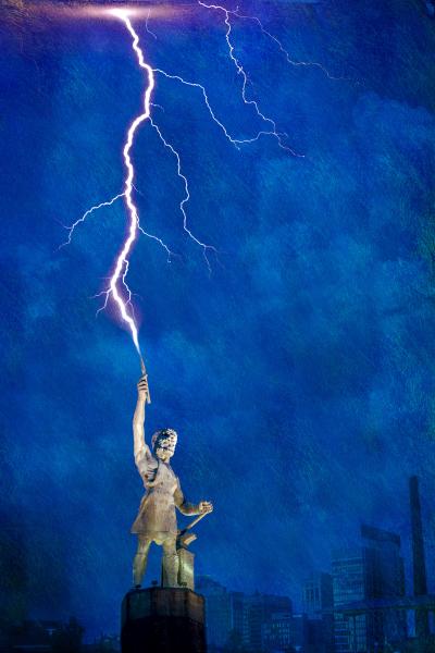 Vulcan with Lightening #2