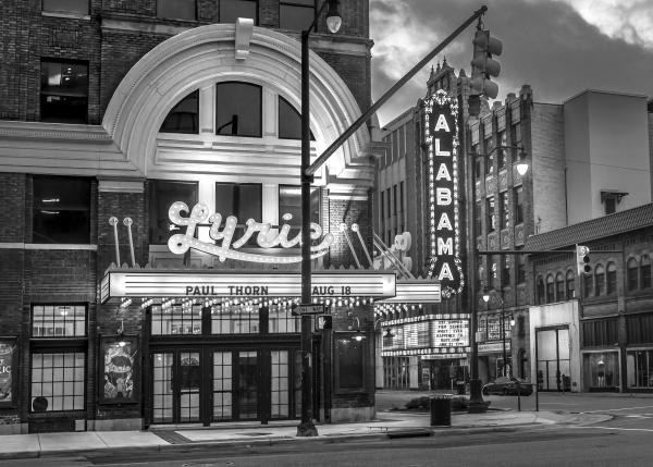Alabama and Lyric Theatres 20x30 inches picture