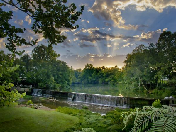 Helena Dam at Sunrise picture