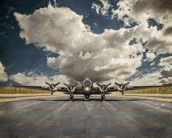 B-17 Flying Fortress on the Tarmac picture