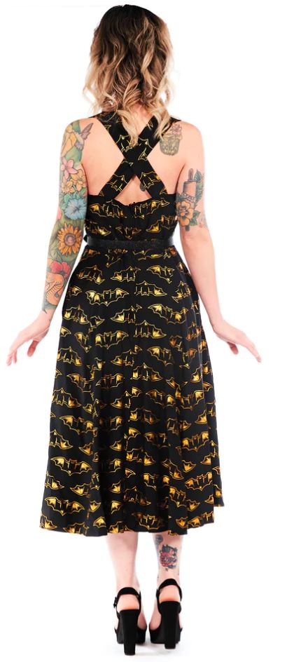 Sourpuss Nokturnal Bats Veronica Dress picture