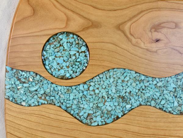 Turquoise River Rocks w/Stone Cups picture