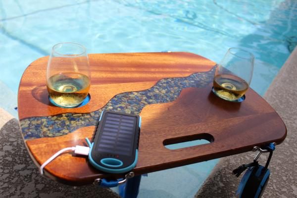 Winding Lapis River Beach & Boat Table picture