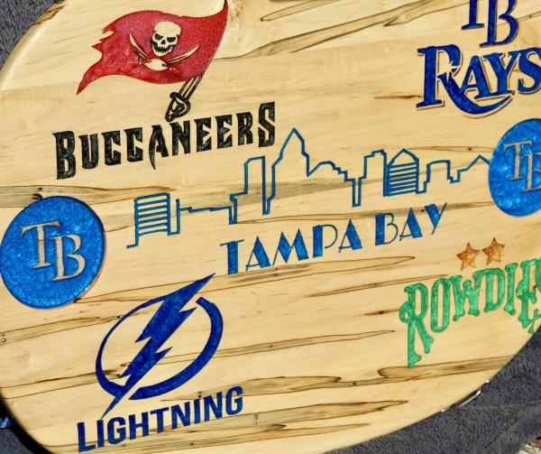 Tampa Bay Teams Oval Table picture