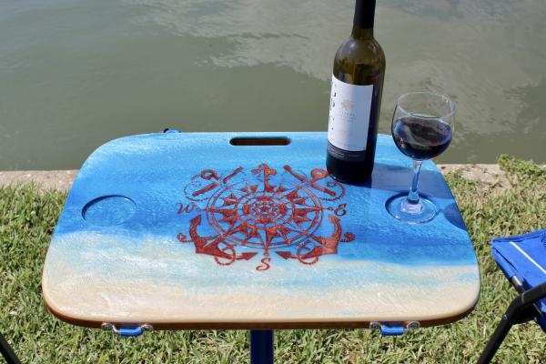 Ocean Table with Intersecting Anchors picture