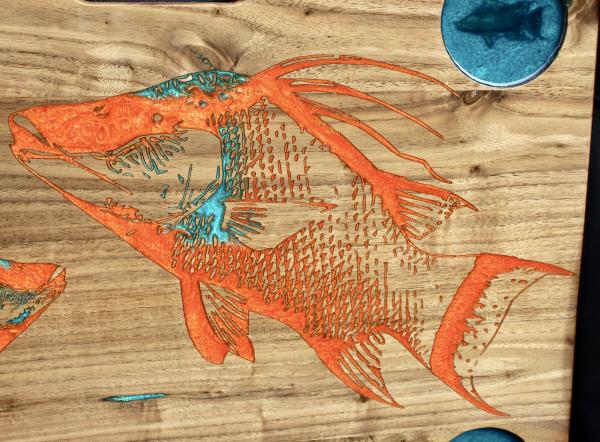 Hogfish on Walnut picture