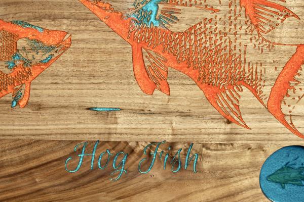 Hogfish on Walnut picture