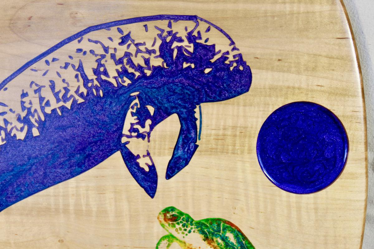 Manatee Beach & Boat Table picture