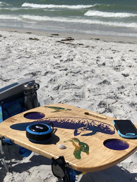 Manatee Beach & Boat Table picture