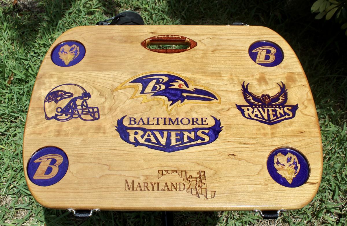 Baltimore Ravens Beach, Boat, & Tailgate Table picture