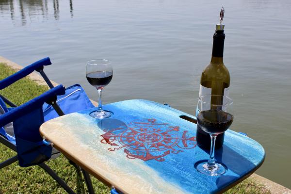 Ocean Table with Intersecting Anchors picture