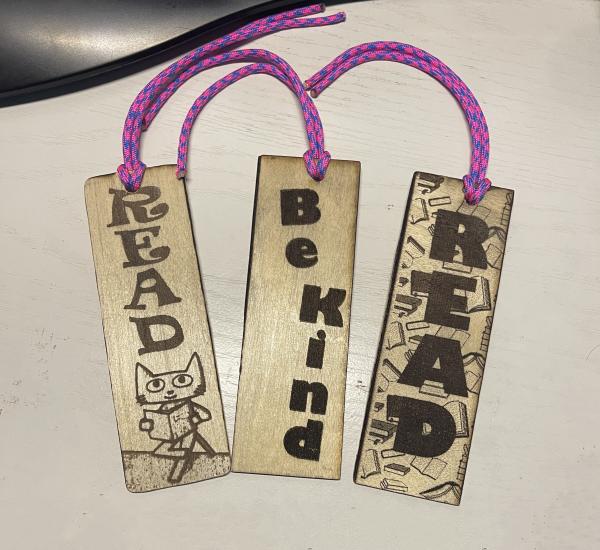 Handmade Wooden Bookmarks picture