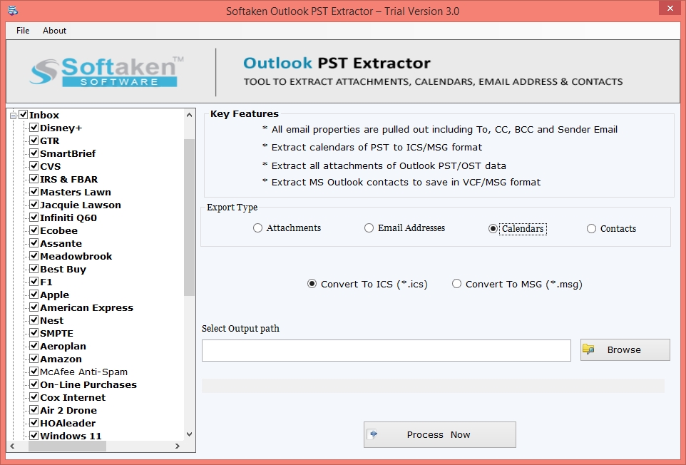 Softaken Outlook PST Extractor picture
