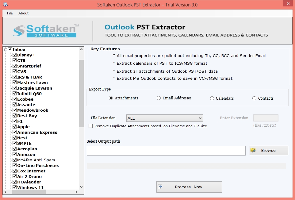 Softaken Outlook PST Extractor picture