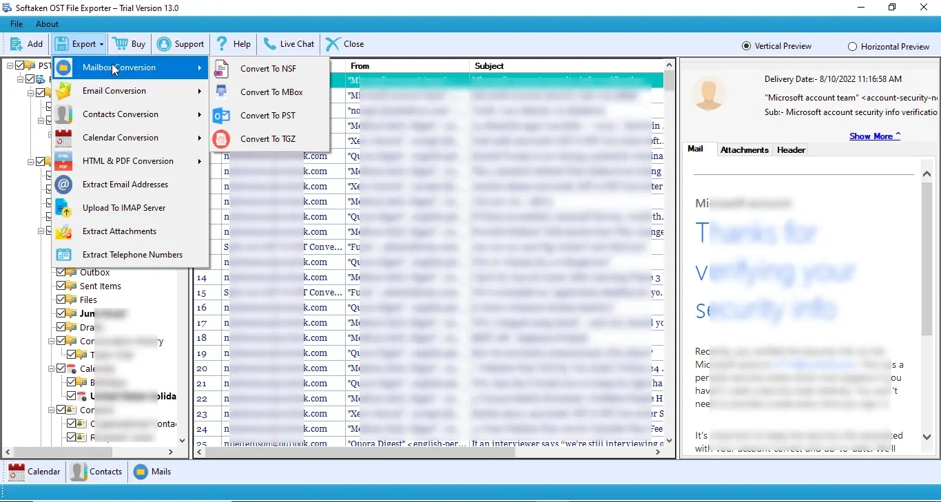 Softaken OST to MSG Converter picture