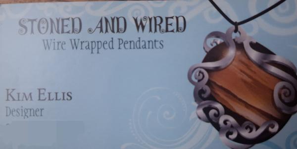 Stoned and Wired Wire Wrapped Pendants