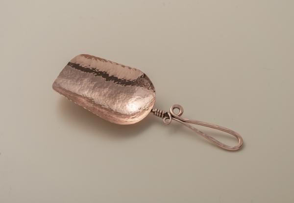 Copper Large Ice Scoop with Vine Handle