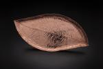 Copper Magnolia Leaf Tray - 10 inch