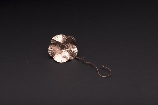 Copper Christmas Ornaments - Pear Blossom Flower