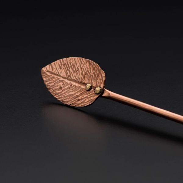 Copper Mint Leaf Bar Spoon picture