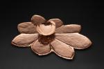 Copper Flower Vegetable Tray & Bowl