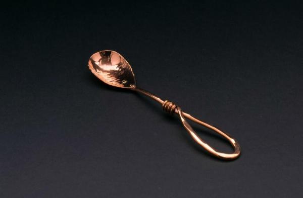 Copper Relish Spoon with Vine Handle picture