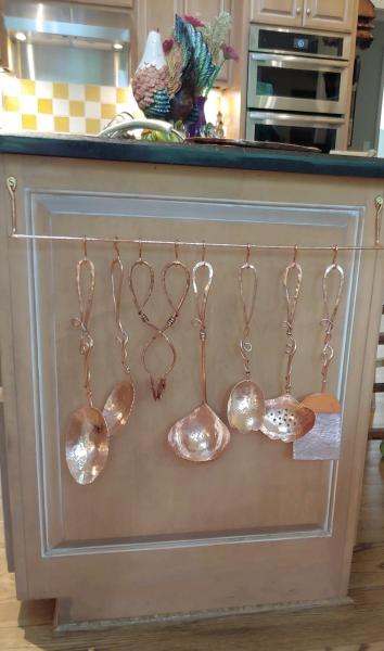 Copper Rack with Hooks picture