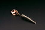 Copper Relish Spoon w/ Antler Point Handle