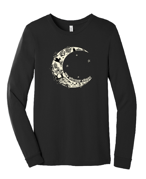 Crescent Moon on the front - Glow Graphics!