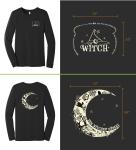 Long Sleeve T-shirt Witch small on left side.