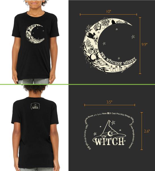 Crescent Moon on the front - Glow Graphics!