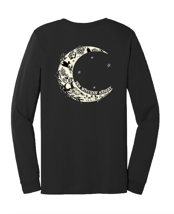 WITCH Large on the front - Glows in the Dark! picture