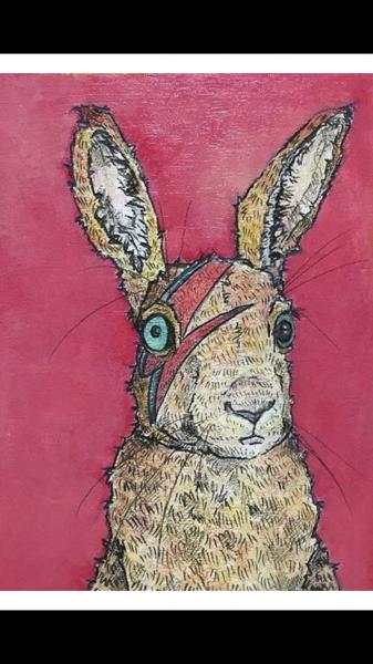 Bowie Bunny print