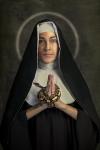 For Saint Hildegard of Bingen (17" x 25" framed archival print)