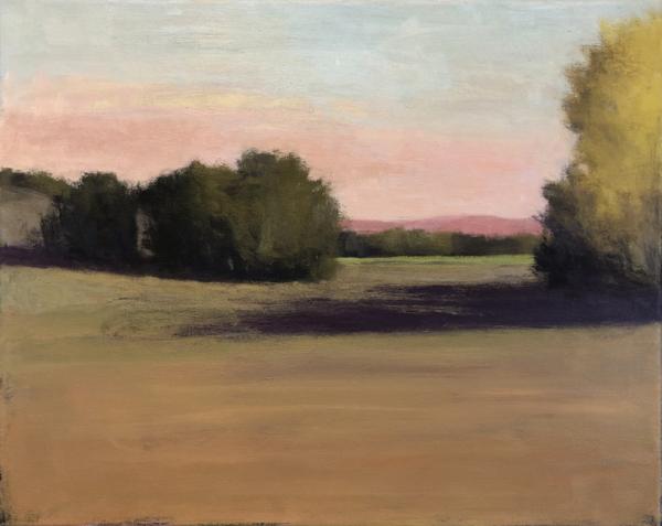 Distant Pink Hill