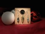 Gary Green Jasper Necklace and Earring Set