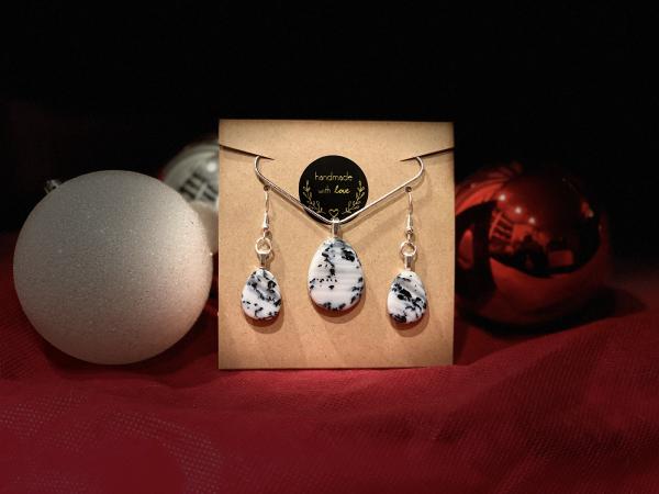 Arbolito Agate Earring & Necklace Set