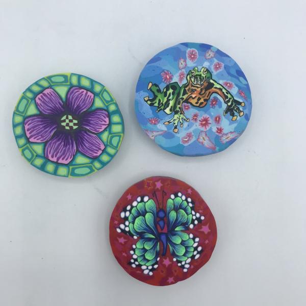 3 Garden Magnets picture