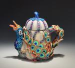 Small Peacock Teapot