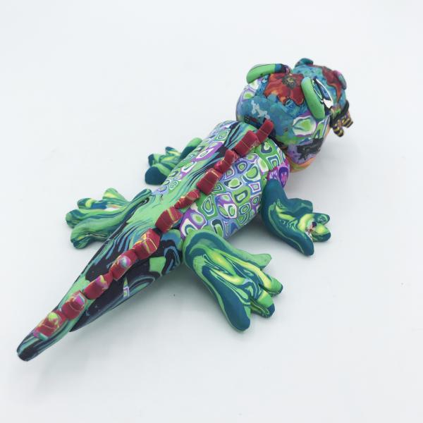 Alligator Polymer Clay Sculpture picture