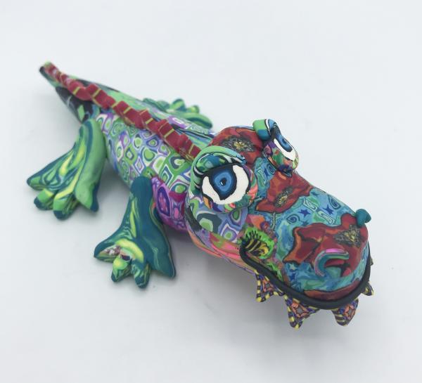 Alligator Polymer Clay Sculpture picture