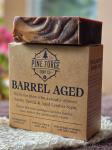 Barrel Aged Tallow Soap for Men &ndash; Bourbon, Smoked Oak & Shea Butter | Cold-Process 4 oz Bar